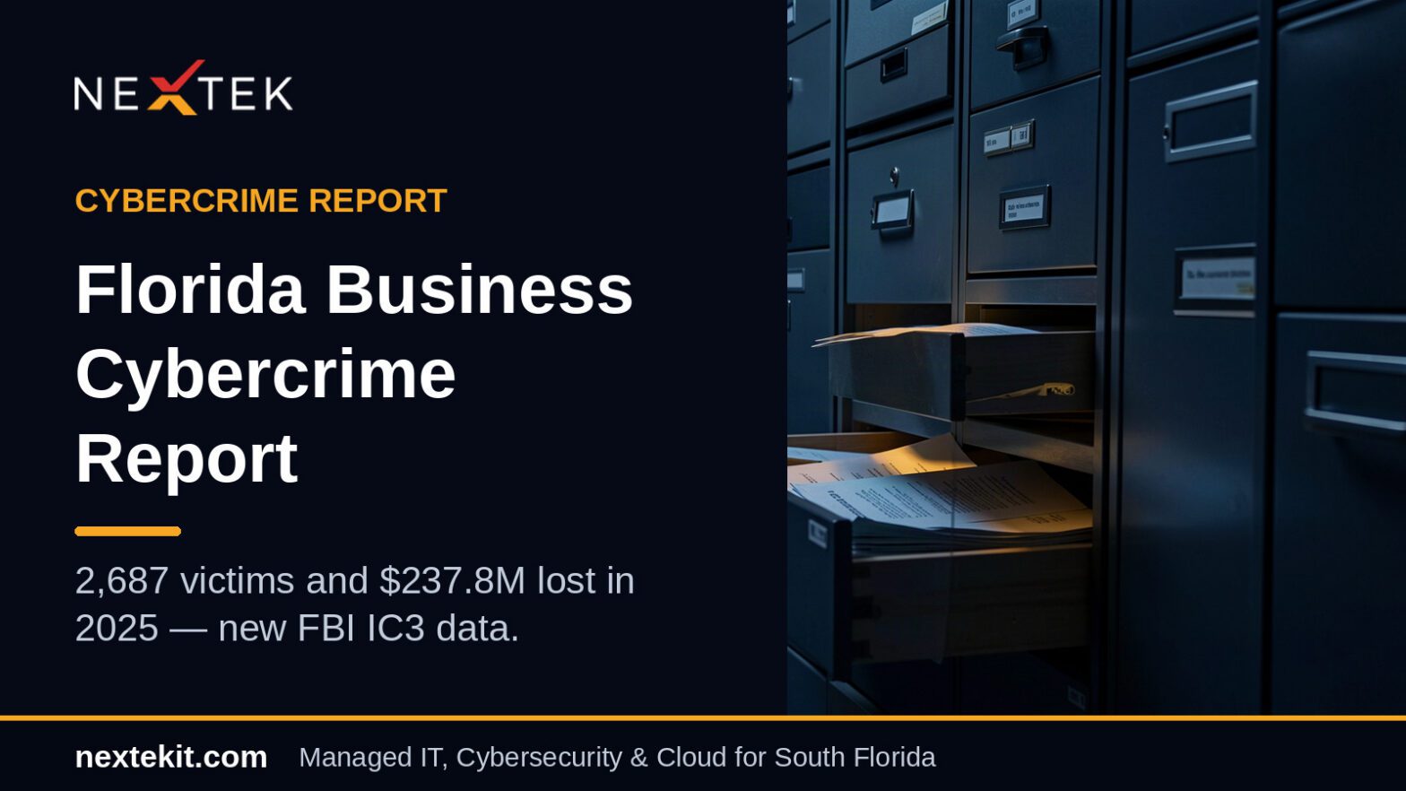 Florida Business Cybercrime Report: 2,687 Victims and $237.8M Lost in 2025