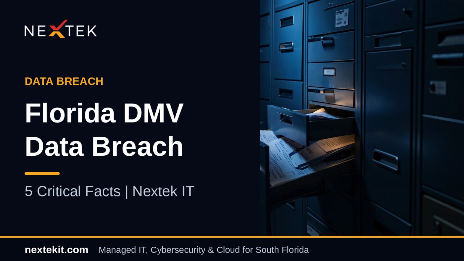Florida DMV Data Breach: 5 Critical Facts | Nextek IT