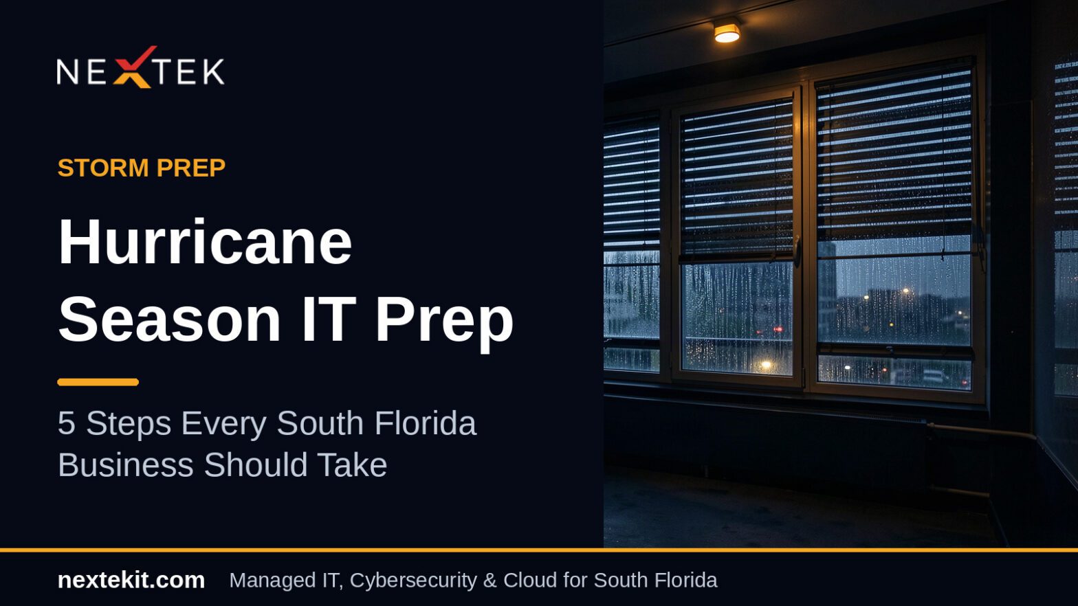 Hurricane Season IT Prep: 5 Steps Every South Florida Business Should Take