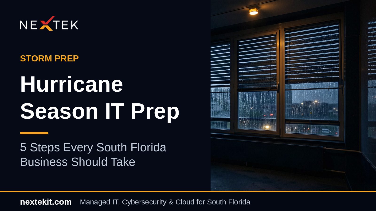 Hurricane Season IT Prep: 5 Steps Every South Florida Business Should Take
