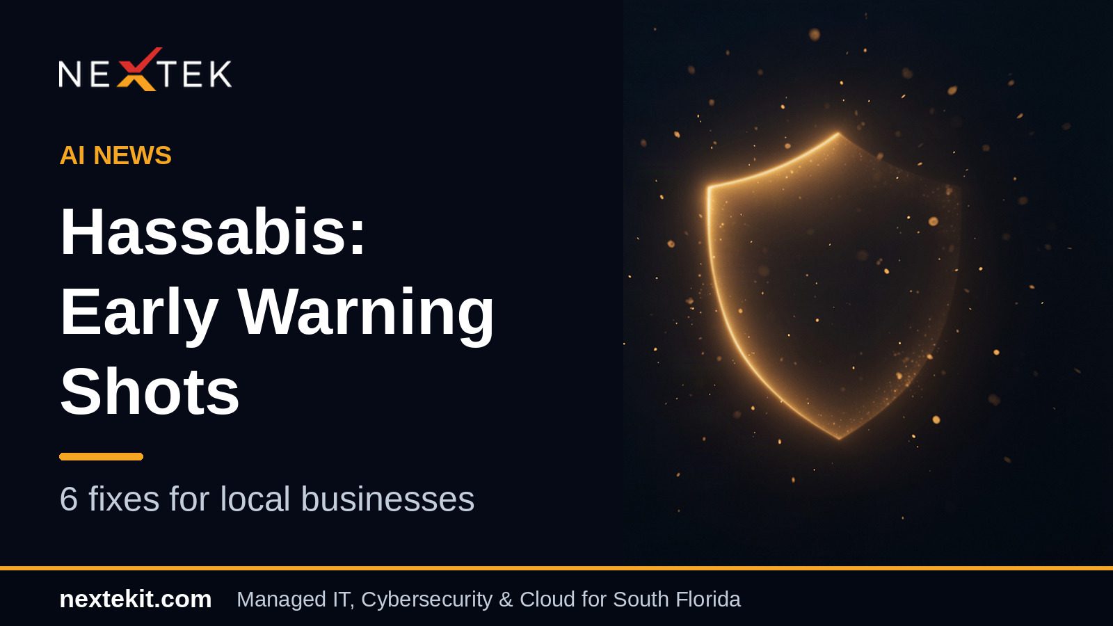 AI Cybersecurity Threats in South Florida: What Hassabis' 'Early Warning Shots' Mean for SMBs