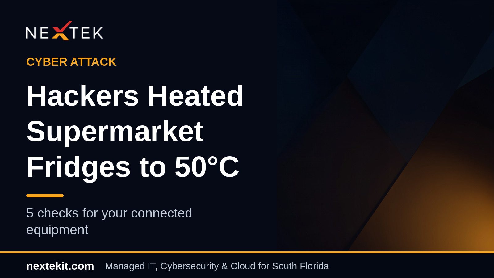 Supermarket fridge hack in France: refrigeration controllers heated to 50C, spoiling food across hundreds of stores