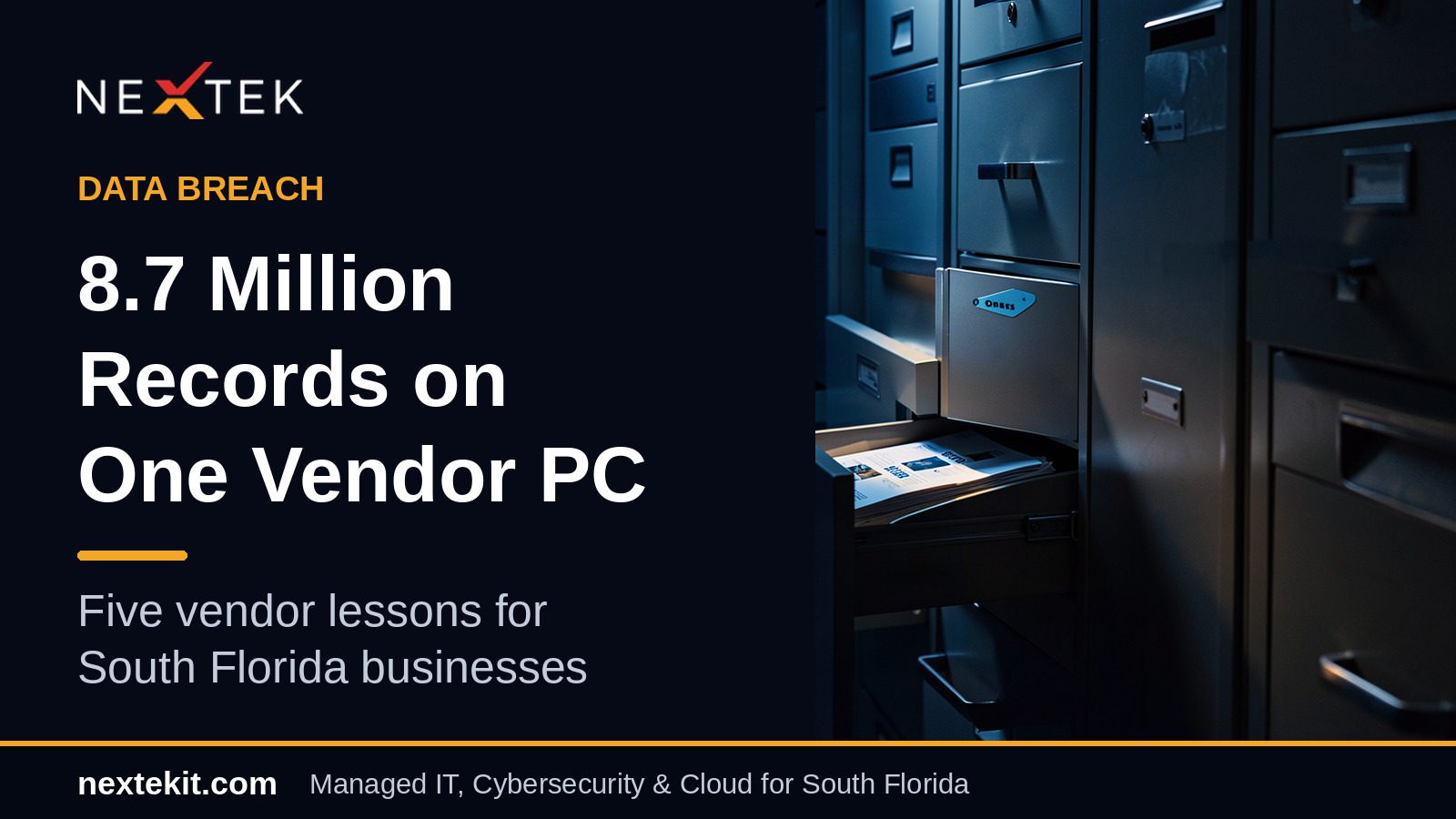 Third-party data breach: one vendor's malware put 8.7 million customer records at risk